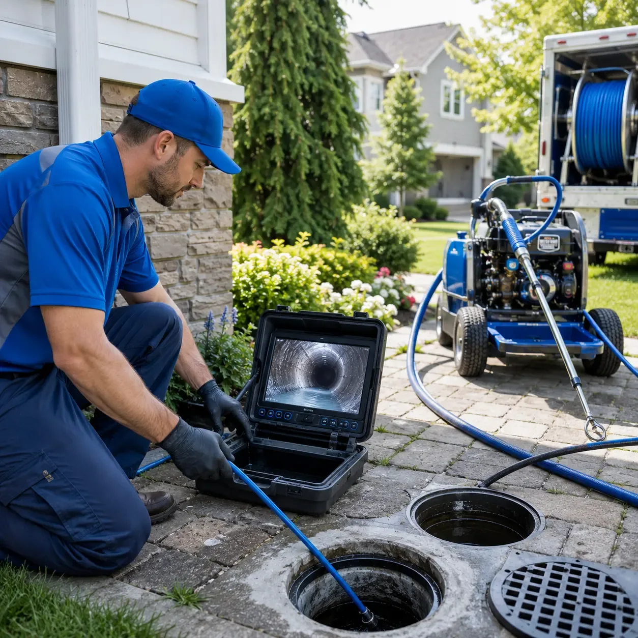 Outdoor drain cleaning professionals serving White, PA